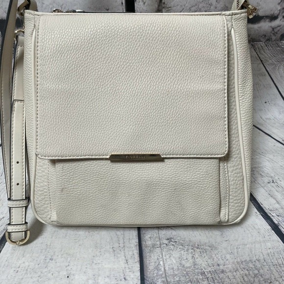 fiorelli off white Faux Leather crossbody‎ handbag Adjustable Strap - Picture 2 of 12